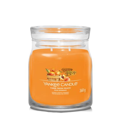 Yankee Candle Farm Fresh Peach Medium Jar