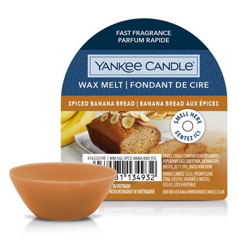 Yankee Candle Spiced Banana Bread Wax Melt  £1.62