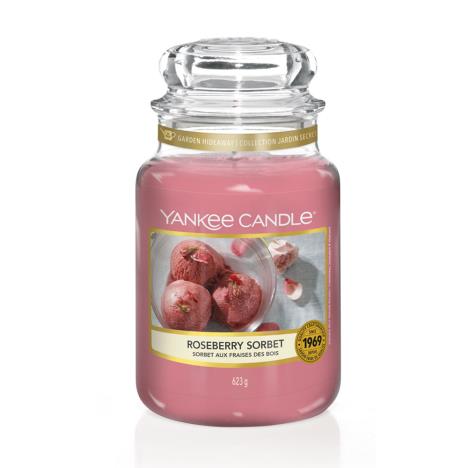 Yankee Candle Roseberry Sorbet Large Jar  £18.99