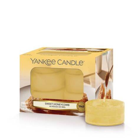 Yankee Candle Sweet Honeycomb Tea Lights (Pack of 12)  £6.29