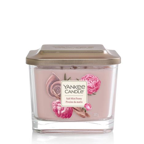 Yankee Candle Salt Mist Peony Elevation Medium Jar Candle