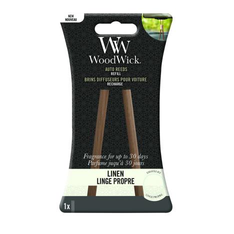 WoodWick Linen Car Reeds Refill