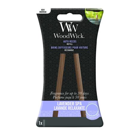 WoodWick Lavender Spa Car Reeds Refill