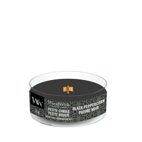 Woodwick Black Peppercorn Petite Candle