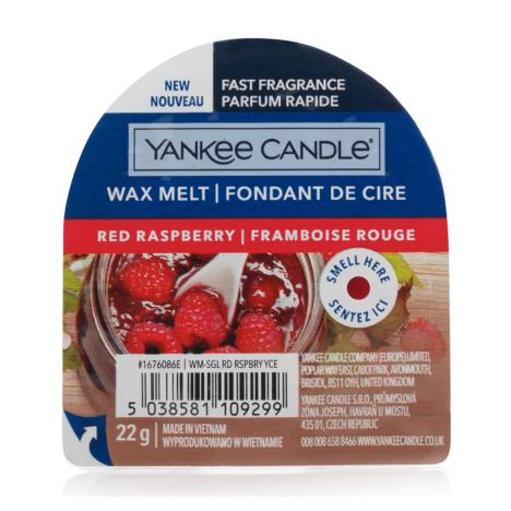 Yankee Candle Red Raspberry Wax Melt  £1.62