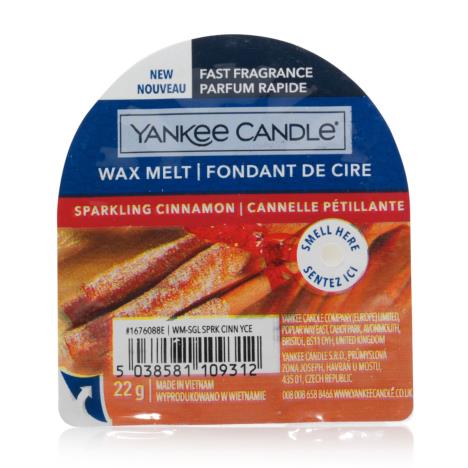 Yankee Candle Sparkling Cinnamon Wax Melt  £1.19