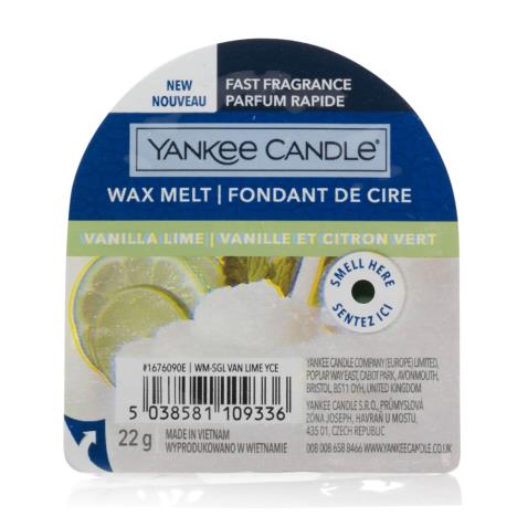 Yankee Candle Vanilla Lime Wax Melt  £1.62