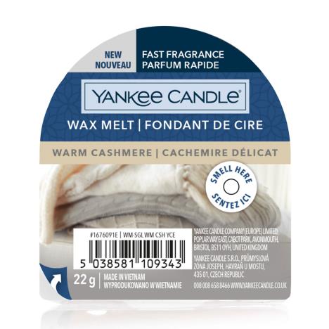 Yankee Candle Warm Cashmere Wax Melt  £1.29