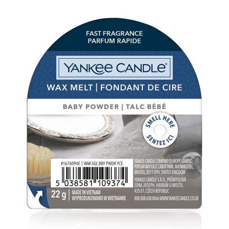 Yankee Candle Baby Powder Wax Melt  £1.99
