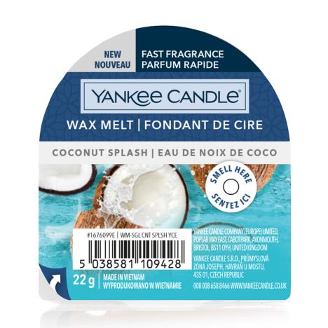 Yankee Candle Coconut Splash Wax Melt  £1.19