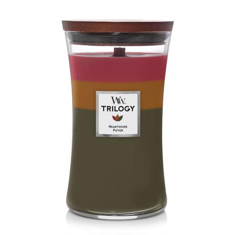 WoodWick Trilogy Hearthside Large Hourglass Candle  £30.59