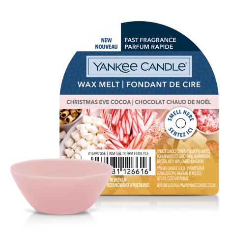 Yankee Candle Christmas Eve Cocoa Wax Melt  £1.19
