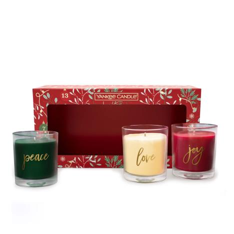 Yankee Candle 3 Tumbler Christmas Gift Set