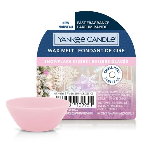 Yankee Candle Snowflake Kisses Wax Melt  £1.19