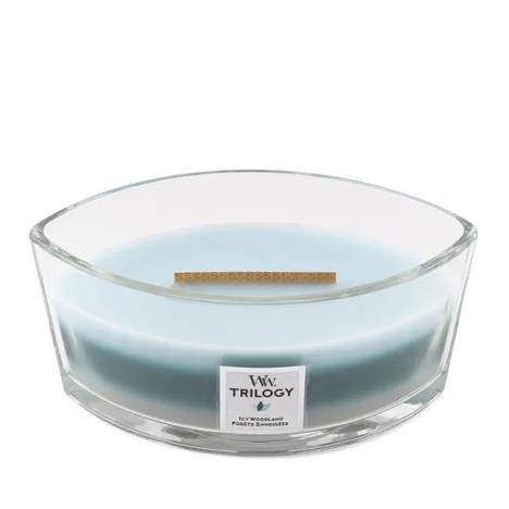 WoodWick Icy Woodland HearthWick Ellipse Jar Candle