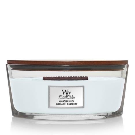 WoodWick Magnolia Birch HearthWick Ellipse Jar Candle  £20.99