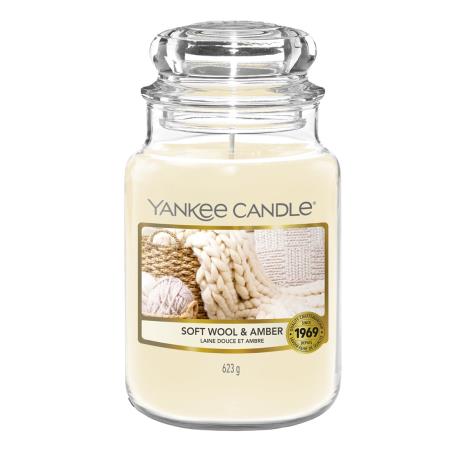 Yankee Candle Soft Wool & Amber Large Jar  £22.39