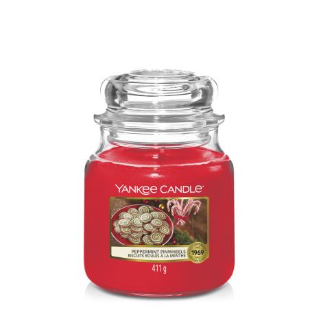 Yankee Candle Peppermint Pinwheels Medium Jar  £13.79