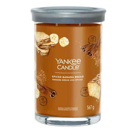 Yankee Candle Spiced Banana Bread Large Tumbler Jar