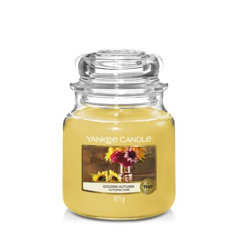Yankee Candle Golden Autumn Medium Jar  £12.41