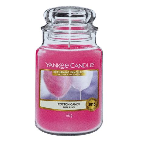 Cotton Candy Clouds Scented Jar Candle Kringle Candle Company