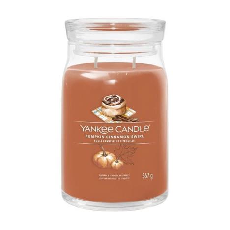 Yankee Candle Pumpkin Cinnamon Swirl Large Jar
