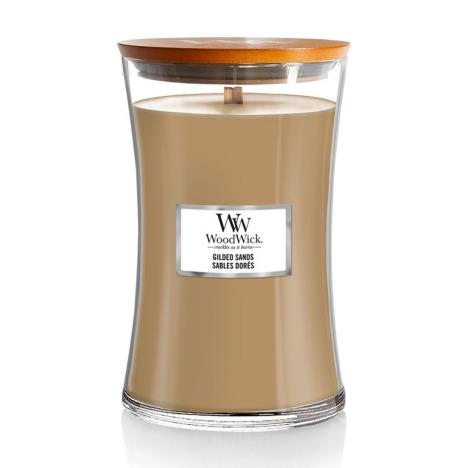 WoodWick Gilded Sands Large Hourglass Candle