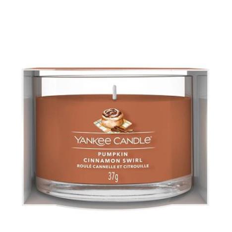 Yankee Candle Pumpkin Cinnamon Swirl Filled Votive Candle  £3.19