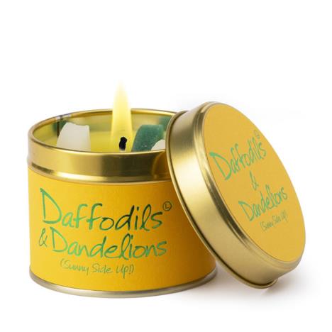 Lily-Flame Daffodils & Dandelions Tin Candle  £9.89