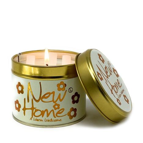 Lily Flame New Home Candle Tin 