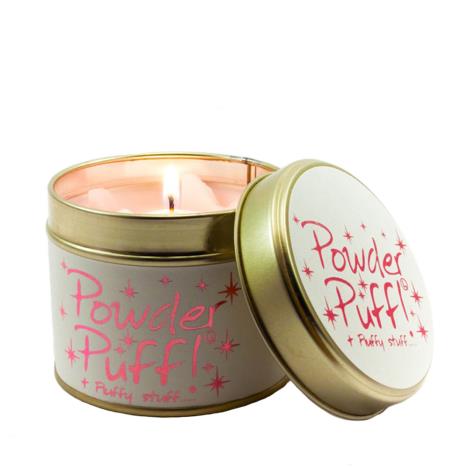 Lily-Flame Powder Puff! Tin Candle  £9.89