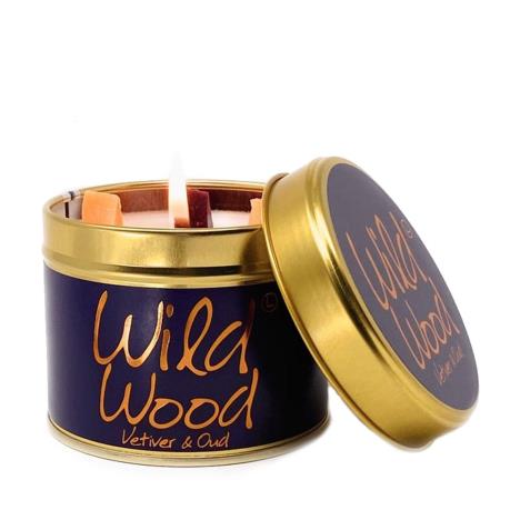 Lily-Flame Wild Wood Tin Candle