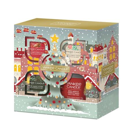 Yankee Candle Tumbler &amp; 3 Filled Votive Christmas Gift Set