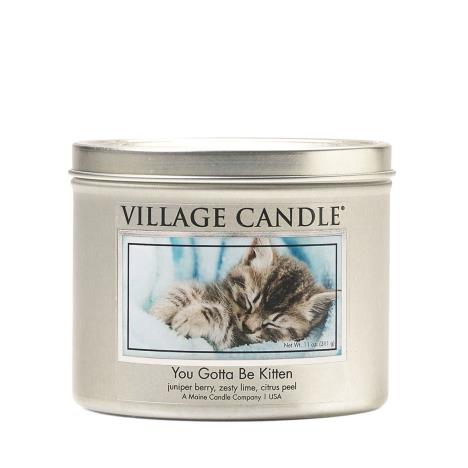 Village Candle You Gotta Be Kitten Tin Candle  £12.59