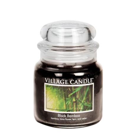 Village Candle Black Bamboo Medium Jar  £16.19