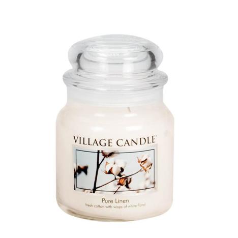 Village Candle Pure Linen Medium Jar  £16.19