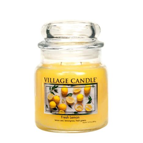 Village Candle Fresh Lemon Medium Jar  £16.19