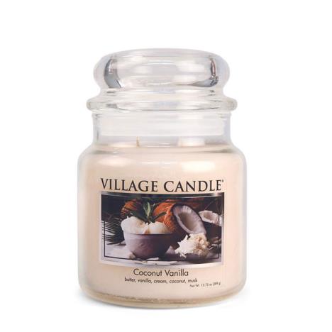 Village Candle Coconut Vanilla Medium Jar  £16.19