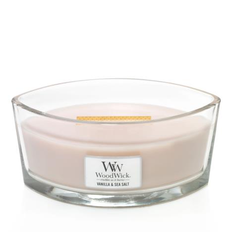 WoodWick Vanilla & Sea Salt HearthWick Ellipse Jar Candle  £29.69