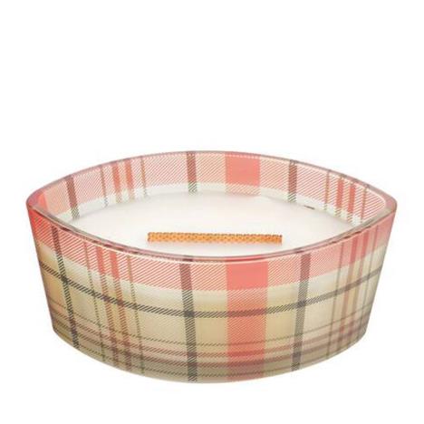 WoodWick White Teak Holiday Decal Ellipse Jar Candle  £26.99