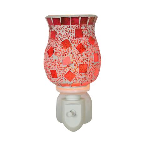 Cello Pink Mosaic Plug In Wax Melt Warmer