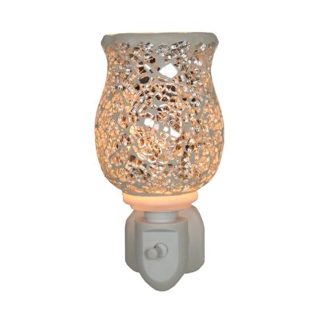 Cello Shining Silver Plug In Wax Melt Warmer