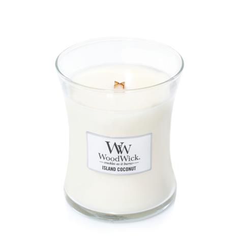 WoodWick Island Coconut Medium Hourglass Candle