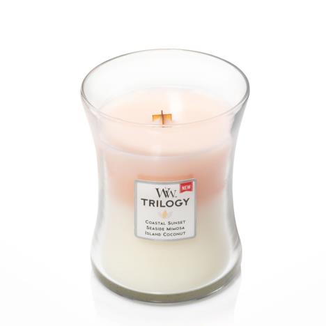 WoodWick Trilogy Island Getaway Medium Hourglass Candle  £21.59