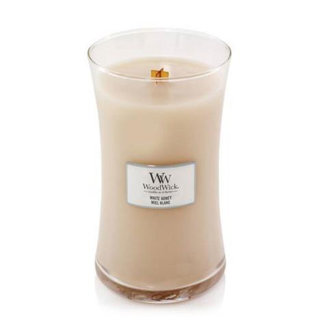 WoodWick White Honey Large Hourglass Candle