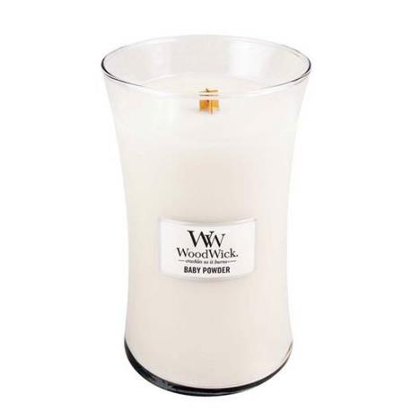 WoodWick Baby Powder Large Hourglass Candle  £18.89