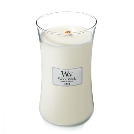 WoodWick Linen Large Hourglass Candle