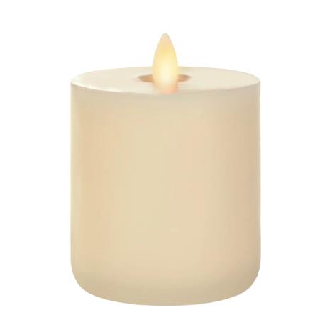 LightLi Vanilla Honey LED Pillar Candle 10cm x 8cm