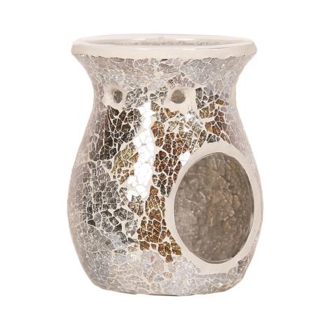 Gold & Silver Crackle Wax Melt Warmer  £11.69