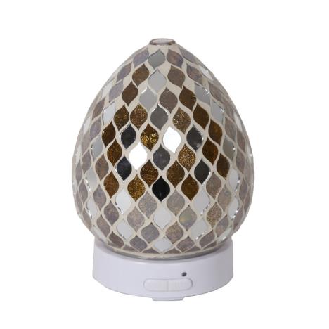 Aroma LED Gold Mirror Teardrop Ultrasonic Electric Essential Oil Diffuser  £26.99